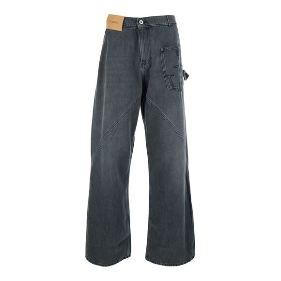Jw Anderson Men Twisted Workwear Jeans
